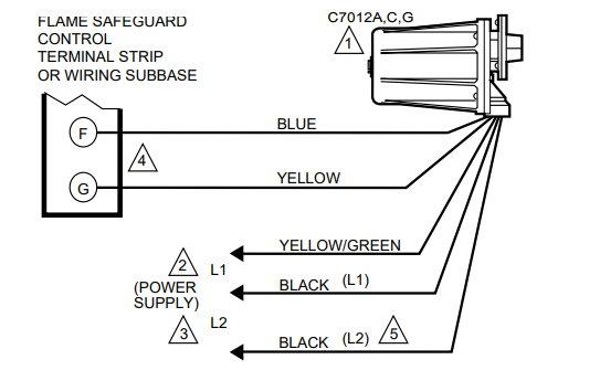 подключение Honeywell C7012