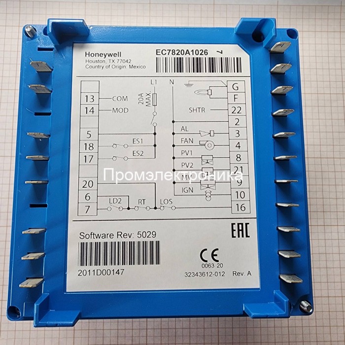 Honeywell EC7820A1026