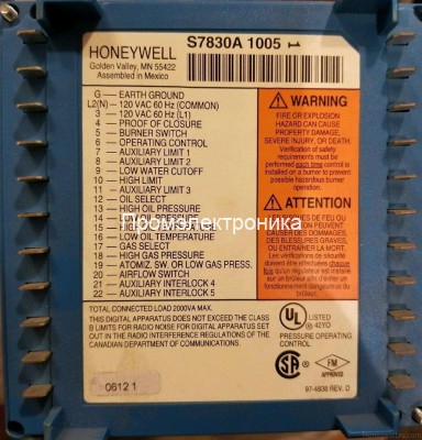 Honeywell S7830A1021