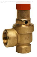 SM120-3/4A Предохранительный клапан 2.5 бар, 120 град С, 3/4"