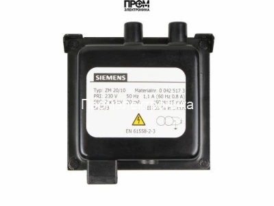 Трансформатор поджига Siemens ZM 20/10 00425173