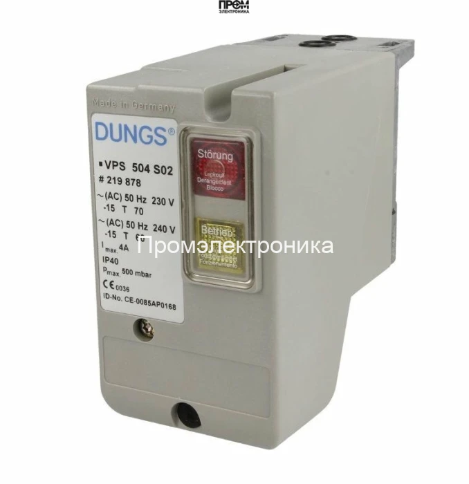 Блок контроля герметичности Dungs VDK 200 A S02 230 В 50 Гц