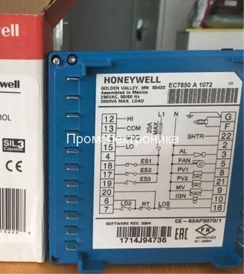 Honeywell EC7850A1072