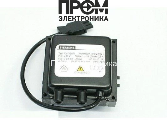 Трансформатор поджига Siemens ZM 20/10 00427187