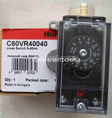 Реле давления Honeywell C60VR40040