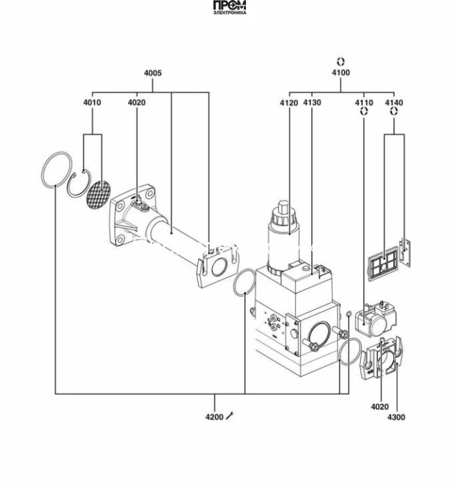 Газовая рампа Elco d25