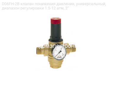 D06FH-2B клапан понижения давления, универсальный, диапазон регулировки 1.5-12 атм, 2"