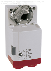 N1024 привод для воздушной заслонки, S=2 кв.м, 2/3-pt, 24Vac, 6VA, 10Нм