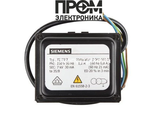 Трансформатор розжига Siemens ZE 30/7 00416610