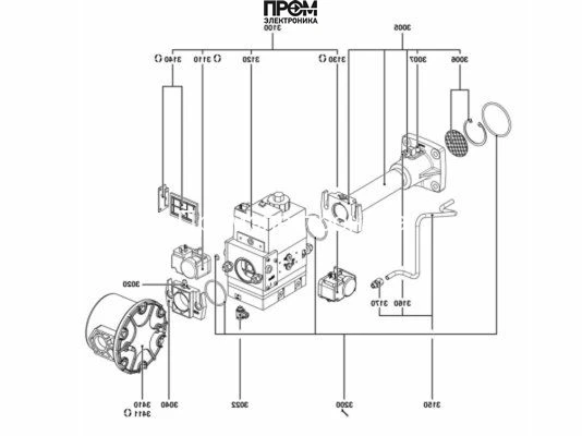 Газовая рампа Elco d334