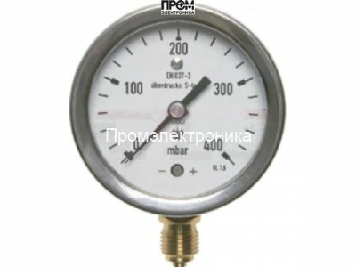 Манометр Weishaupt 0-400 мбар, 641146