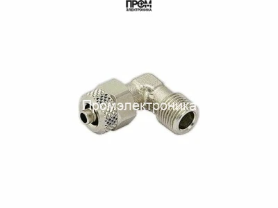 Ниппель измерения давления воздуха угловой Ø4/6 мм - R1/8"