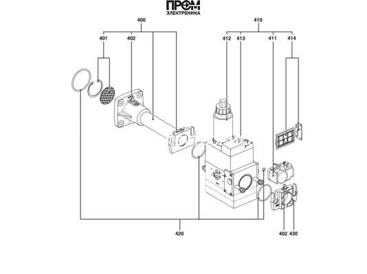 Газовая рампа Elco d216