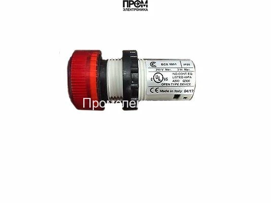 Цоколь лампы индикации красный ECX 1051