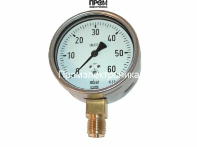 Манометр Oilon 612.20.100, 60 мбар