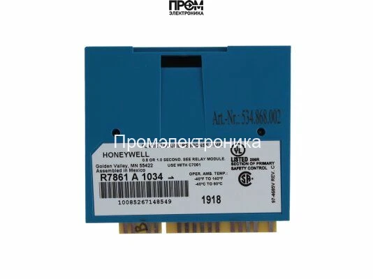 Усилитель сигнала пламени Honeywell R7861 A 1034