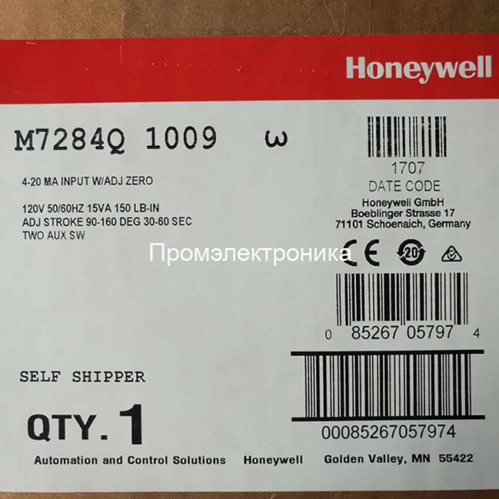 Honeywell M7284Q1009