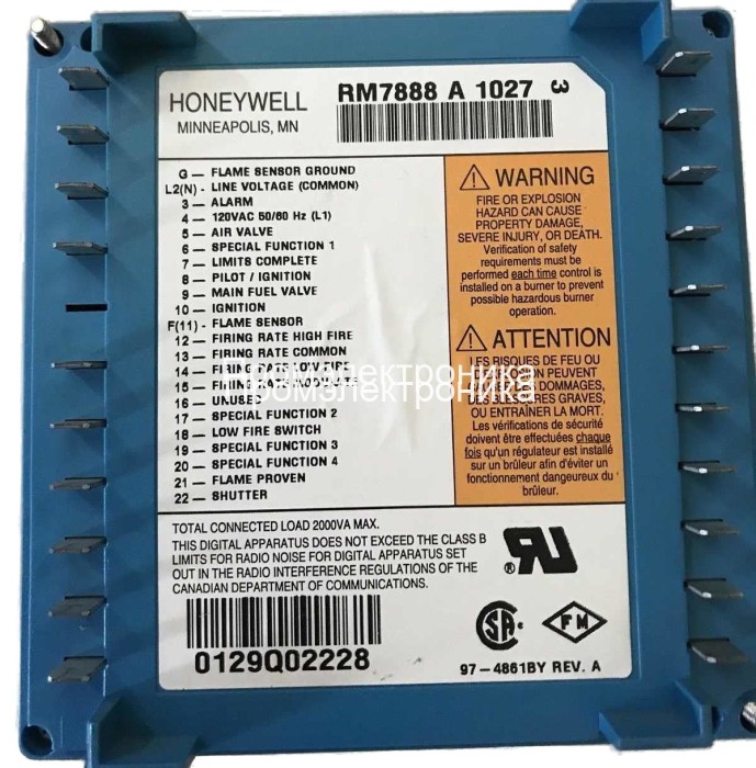 Honeywell RM7888A1027