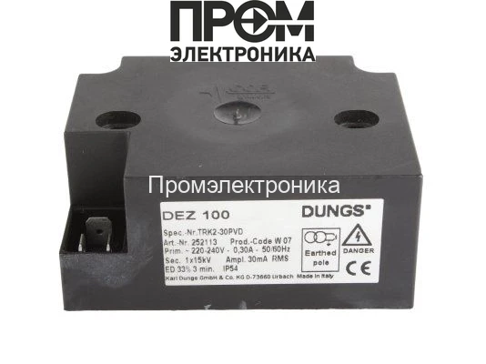 Трансформатор розжига Dungs DEZ 100