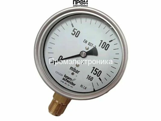 Манометр Kromschroder KFM160RB100, 160 мбар