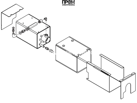 Бачок подогревателя Ecoflam в сборе