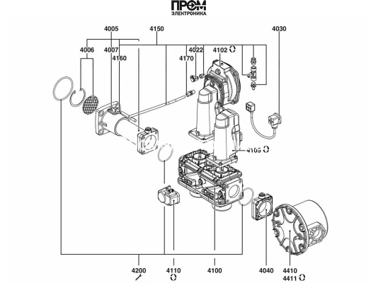Газовая рампа Elco s318