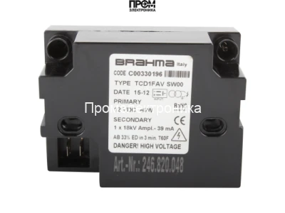 Трансформатор розжига Brahma TCD1FAV C00330196