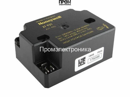 Трансформатор розжига Satronic / Honeywell ZT 931 4мм