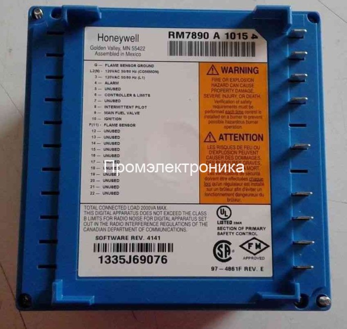 Honeywell RM7890A1015