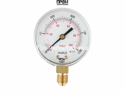 Газовый манометр Fimet MP1-63, 100 мбар
