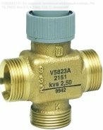 V5823A2151 3-х ходовой линейный муфтовый клапан, PN16, DN20, Kvs 2.5, 6,5 мм, 120 °C Honeywell