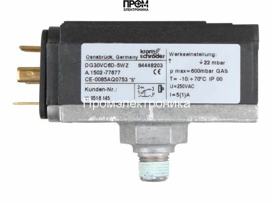 Реле давления Kromschroder DG30VC6D-5WZ