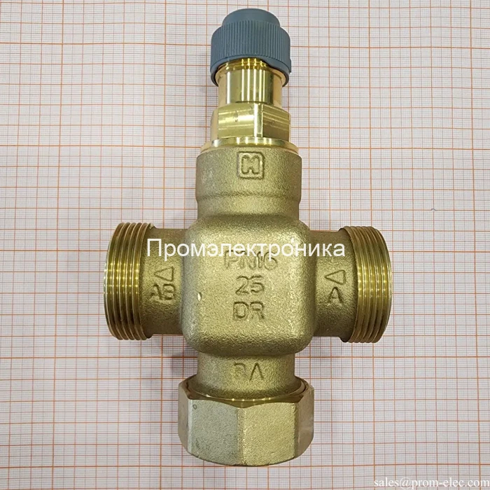 Honeywell (Resideo) V5832B2091 2-х ходовой линейный клапан, PN16, DN25, Н/Р G11/2, Kvs 10, 6.5мм, 130 °C