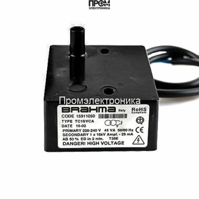Трансформатор розжига Brahma TC1SVCA кабель 310мм