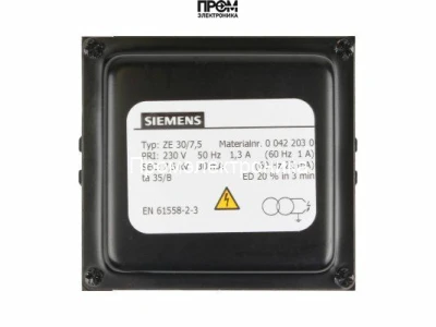Трансформатор поджига Siemens ZE 30/7,5 00422030